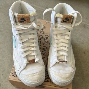 Nike Blazer Mid 77 white indigo